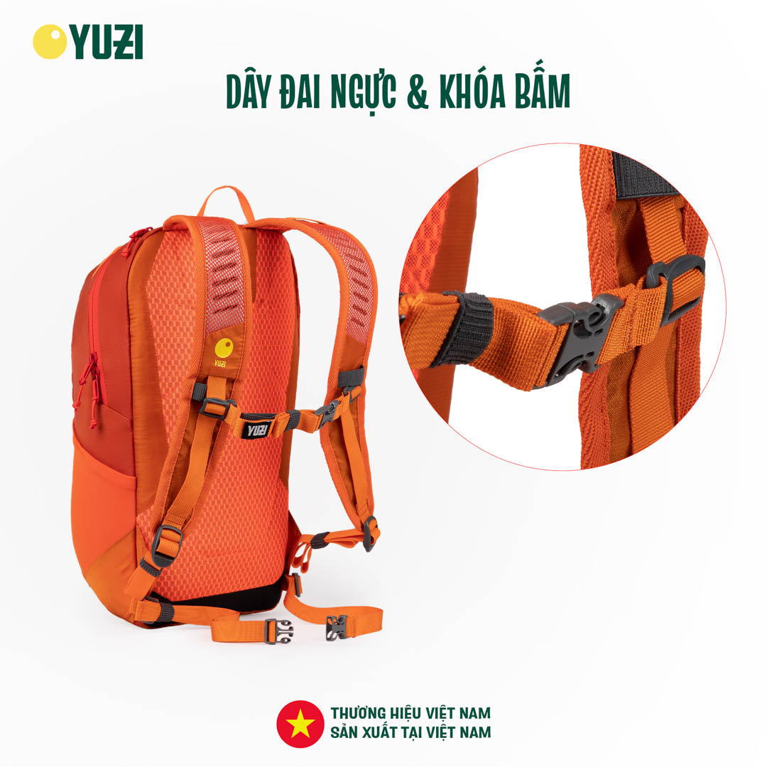 Balo leo núi dung tích 15 lít Yuzi Ultralight YZ15